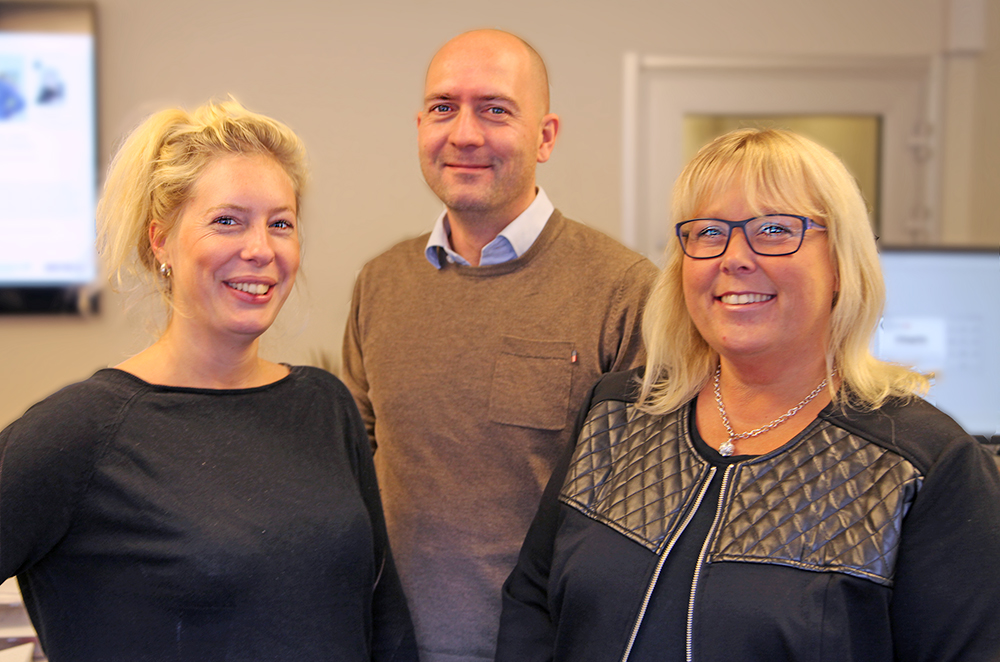 Maria Dorsin, företagslots, Henrik Lundblad, näringslivsstrateg, Magdalena Hellström, enhetschef näringsliv.